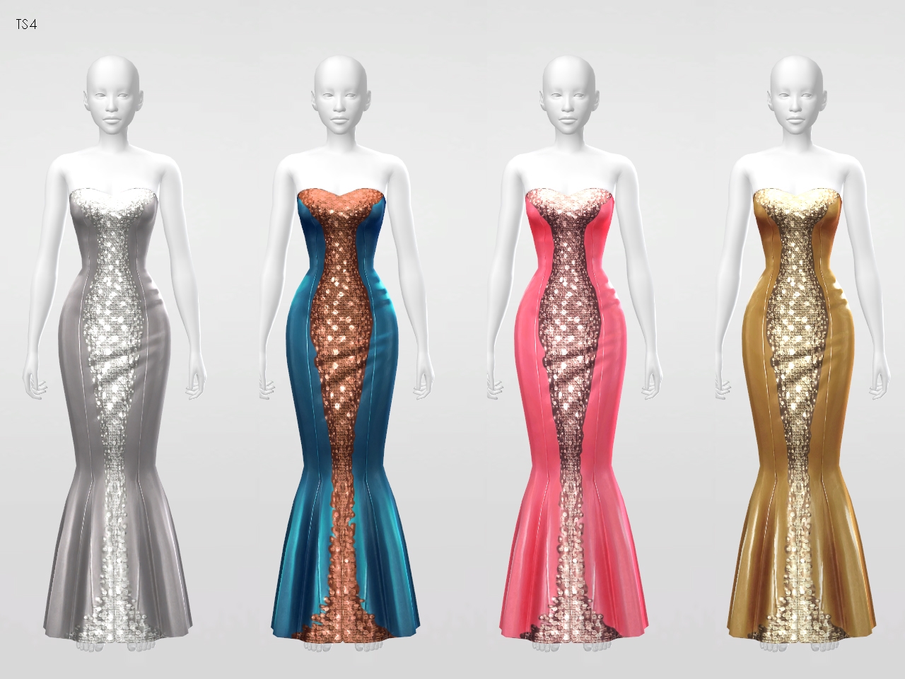 New Year Gown - Screenshots - The Sims 4 Create a Sim - CurseForge