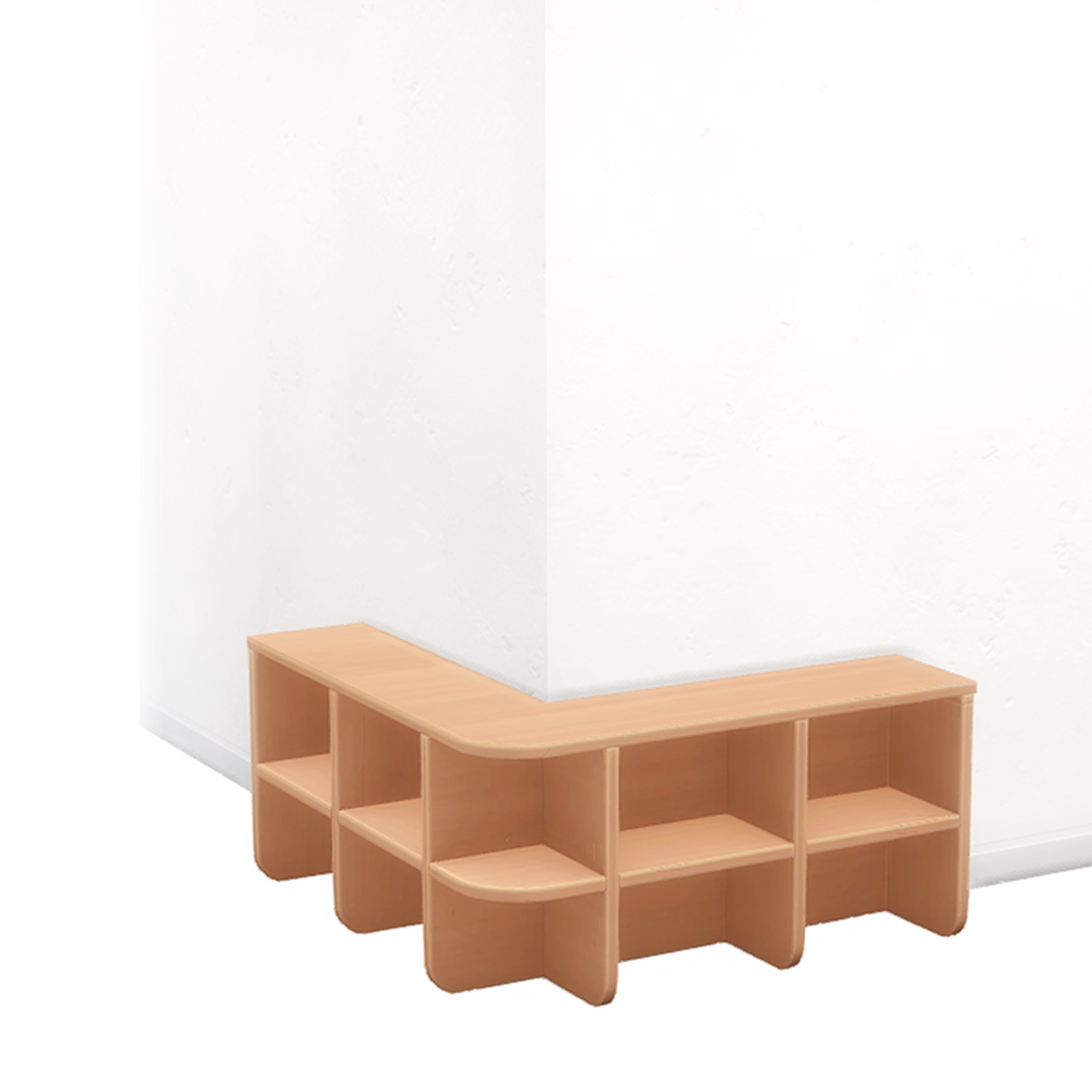 Rounded Corners Shelf 