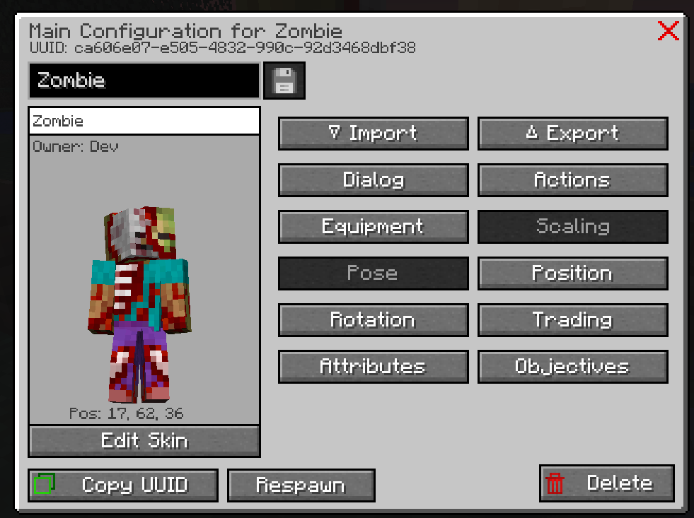 Custom Skin Example