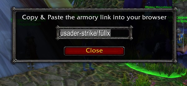 Wow Classic Armory Link