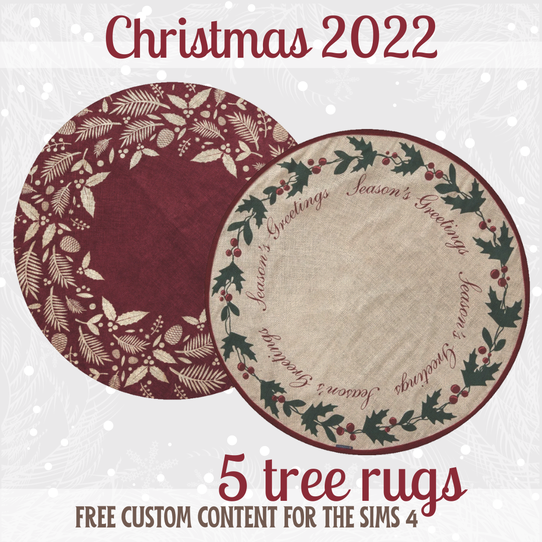 Christmas 2022 - Tree rugs