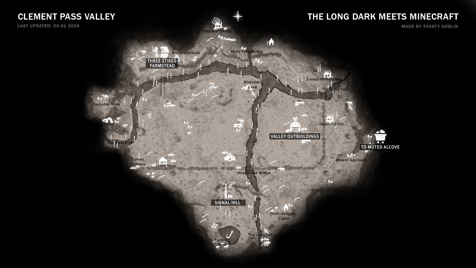 Clement Pass Map