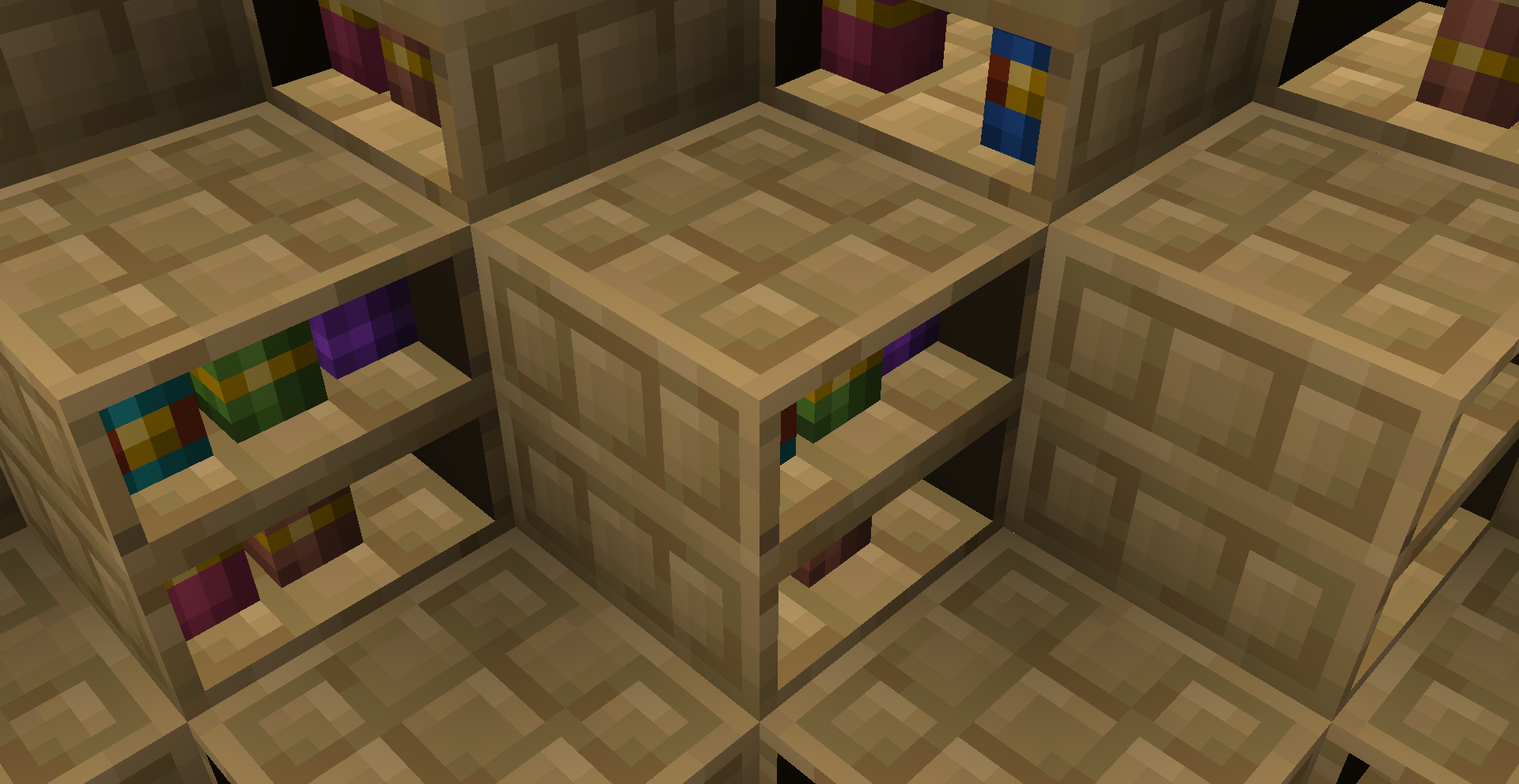 Download kruemeliges 3D Chiseled Bookshelves Minecraft Mods