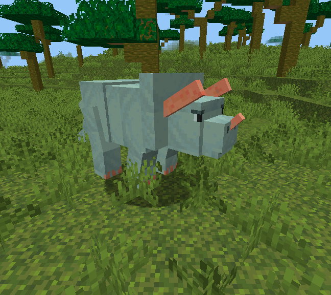 Thumbnail The first mob that you can find in the new dimension. He is not going to attack you unless you will do so first.