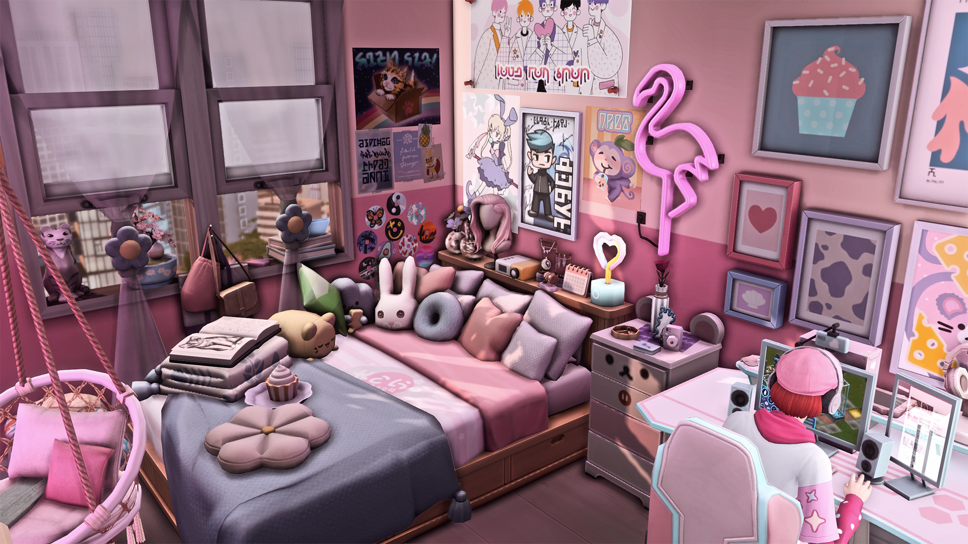  Kawaii gamer room