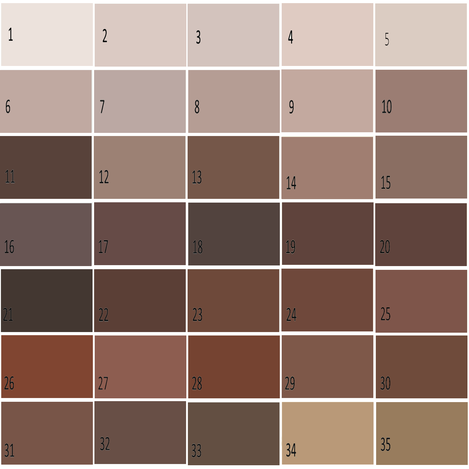 Simply Simmies Brown Paint Pallet