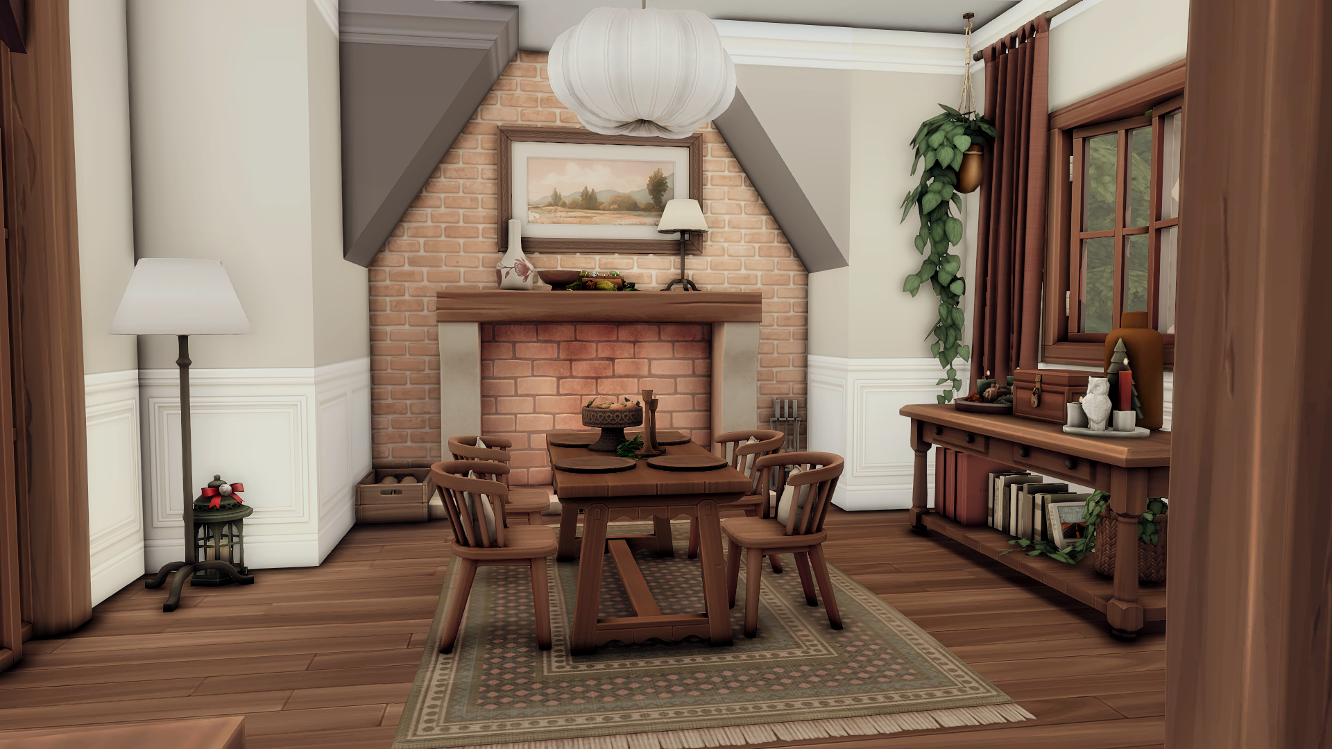 Rustic kitchen and dining