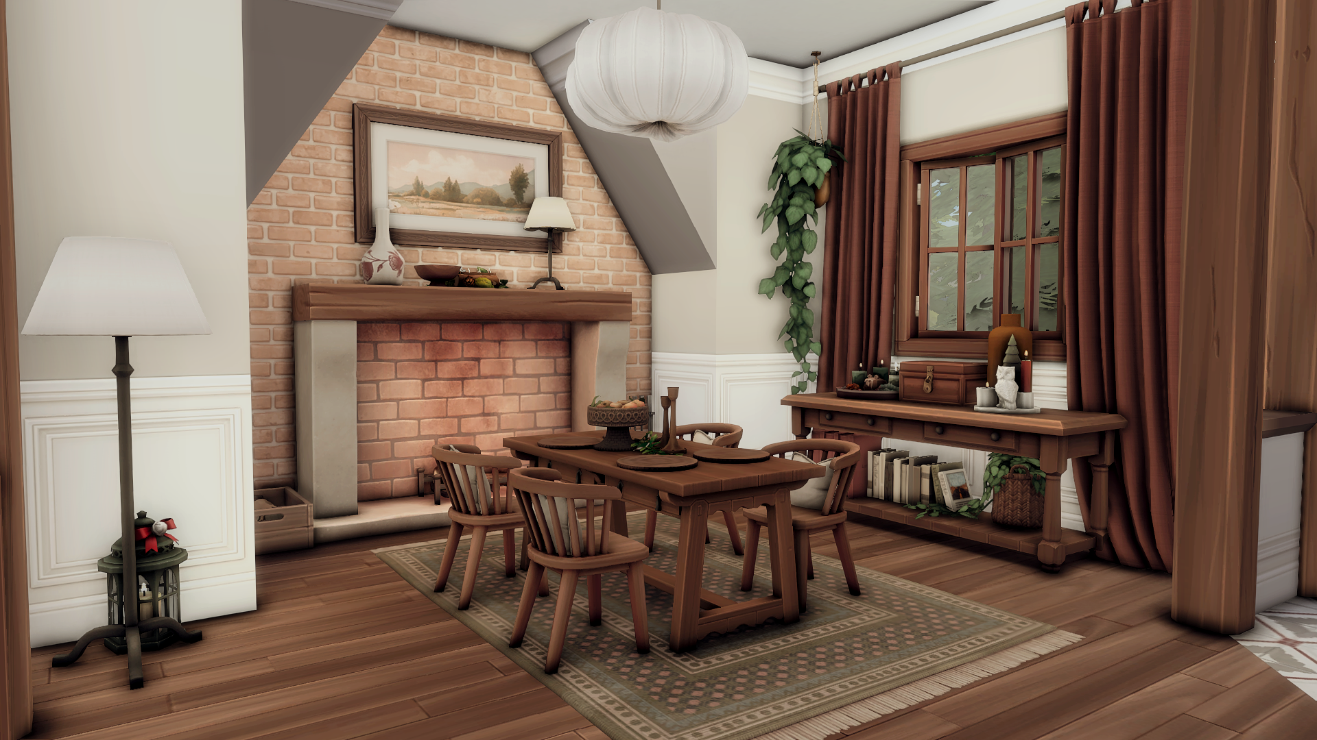 Rustic kitchen and dining