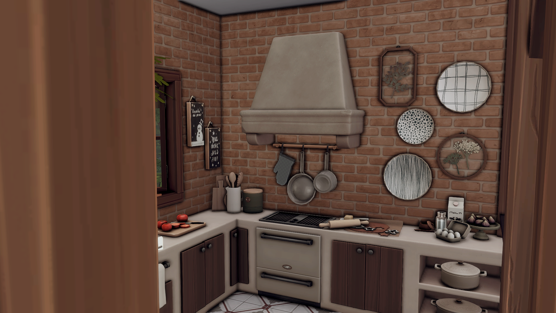 Rustic kitchen and dining