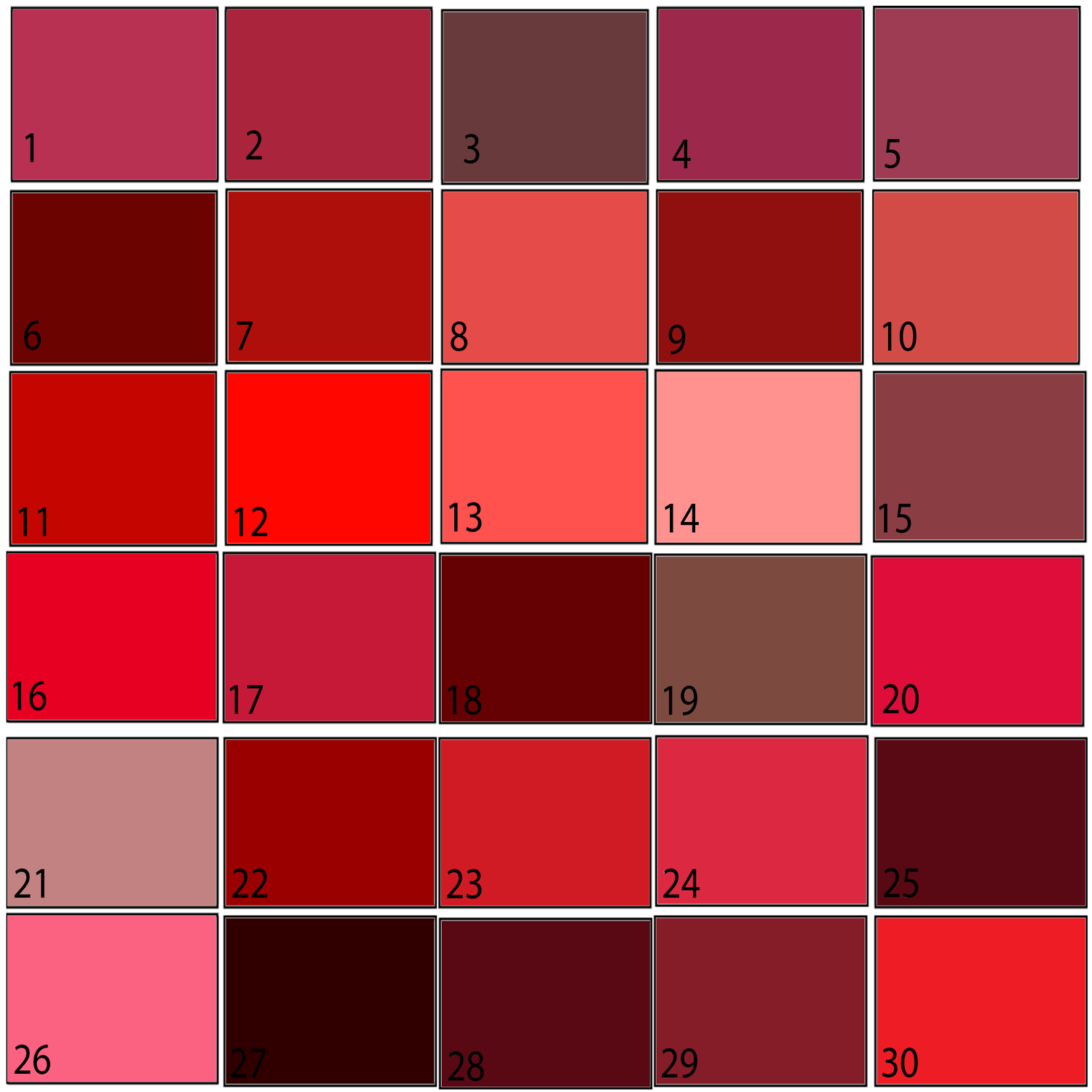 Simply Simmies Red Paint Pallet