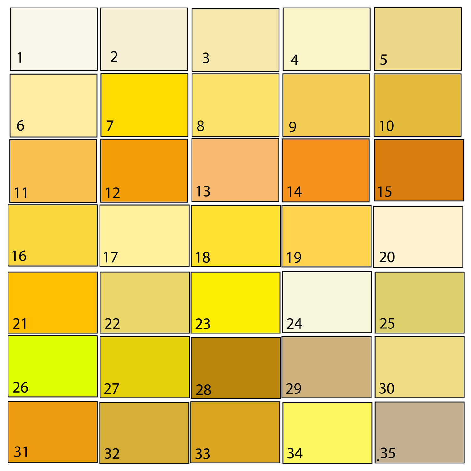 Simply Simmies Yellow Paint Pallet