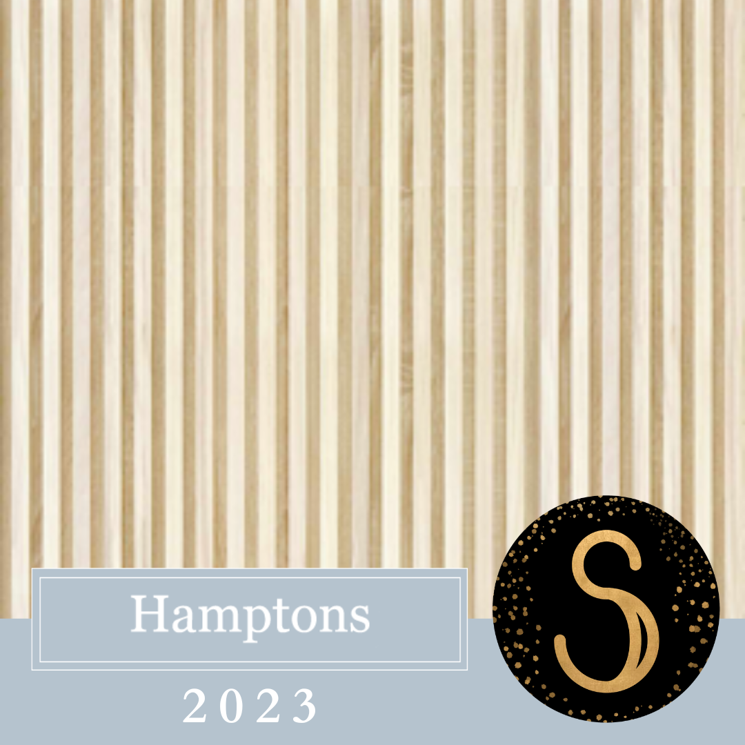 The Hamptons - Timber Battens - Wallpaper