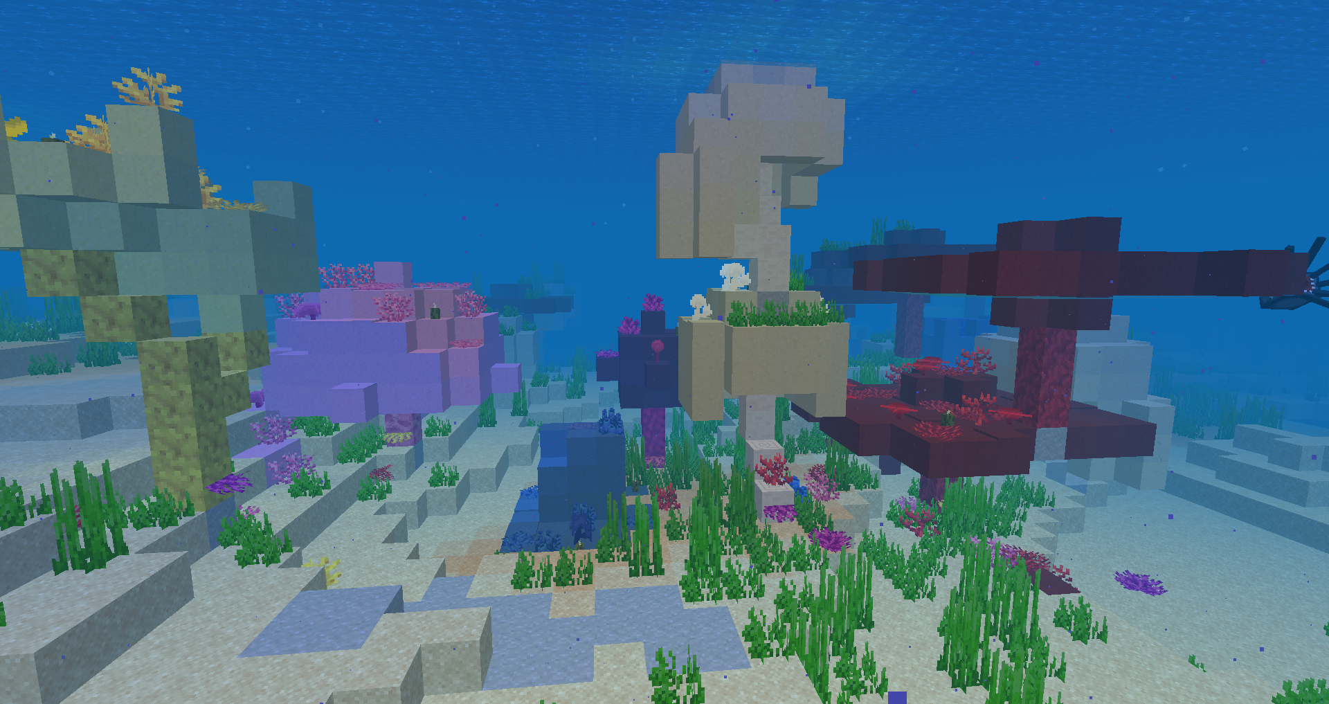 Thumbnail You can find these new guys in the warm ocean! Try bonemeal on there "leaves"