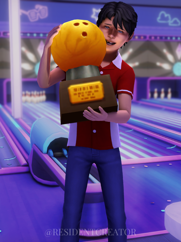 Bowling Trophy Pose Accessory