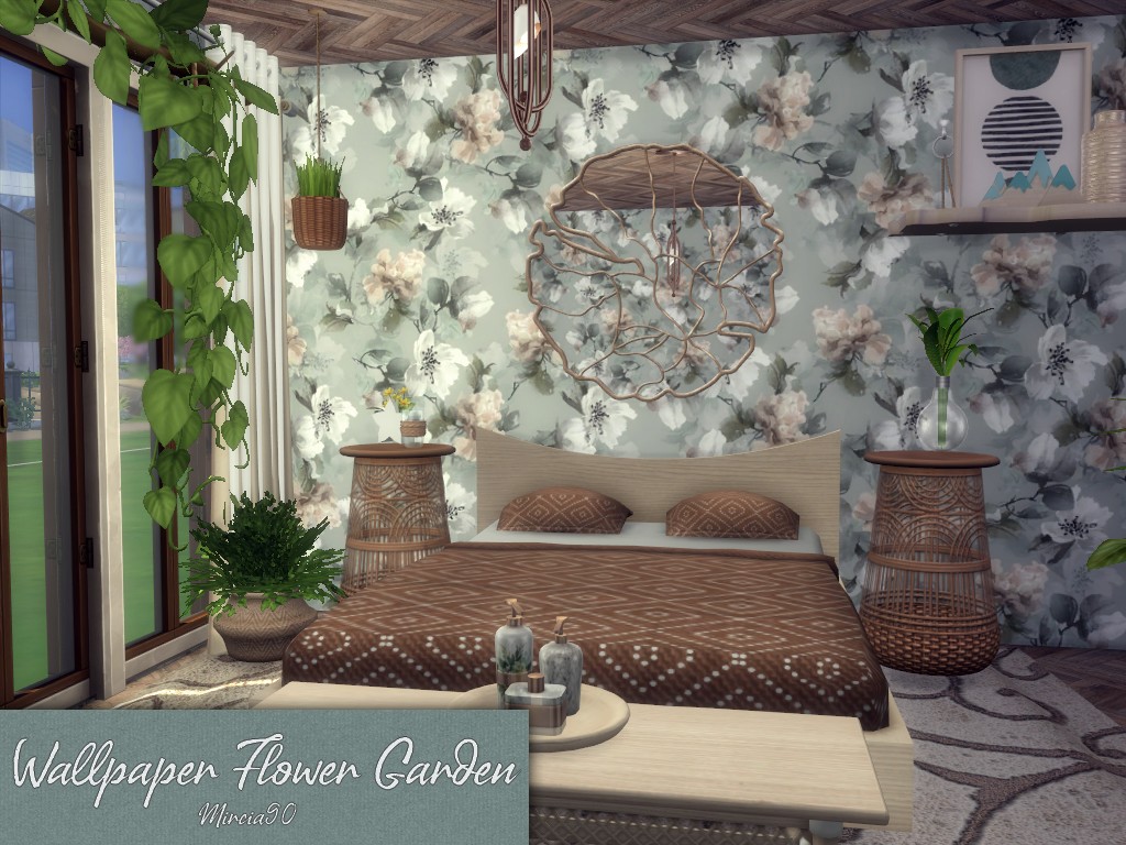 Wallpaper Flower Garden - Screenshots - The Sims 4 Build / Buy - CurseForge