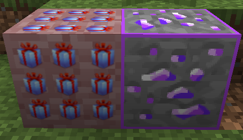 Gift ore And Purple Gem Ore