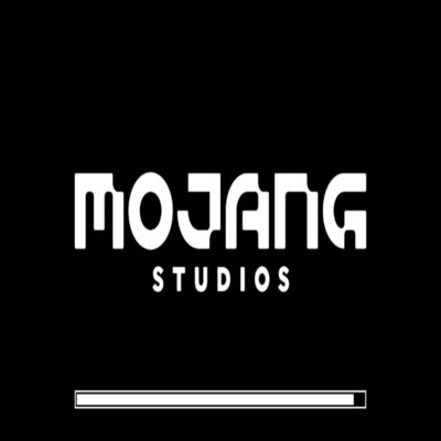 Black Mojang screen