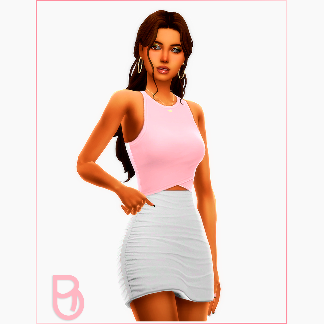 Woman Top Sarah Version 1 The Sims 4 Create A Sim Curseforge 9032