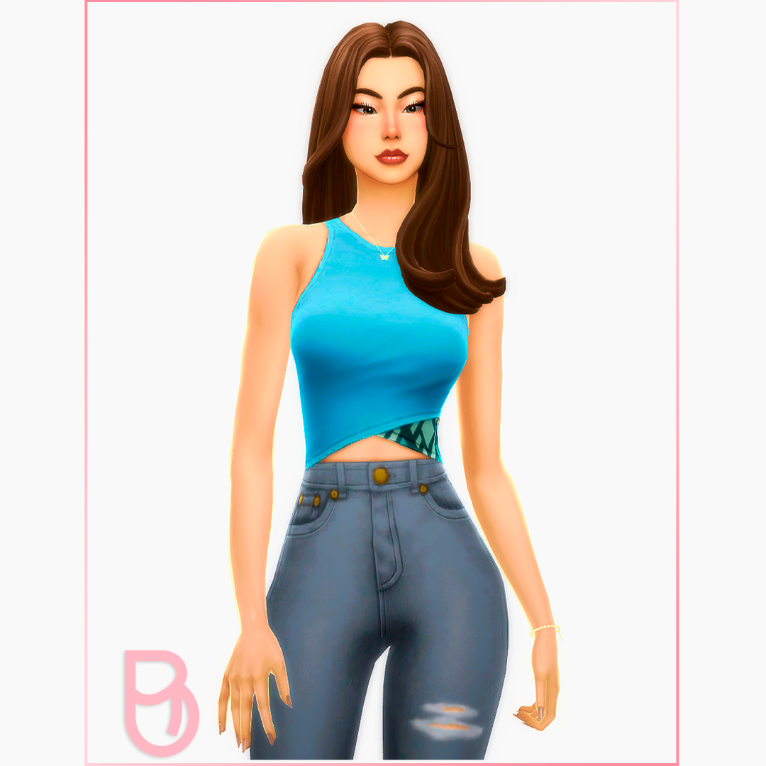 Woman Top - Sarah - Version 2 - Screenshots - The Sims 4 Create a Sim ...