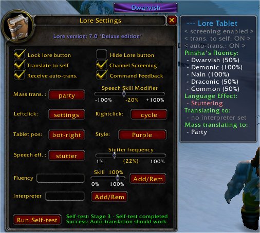 <p>Settings window</p>