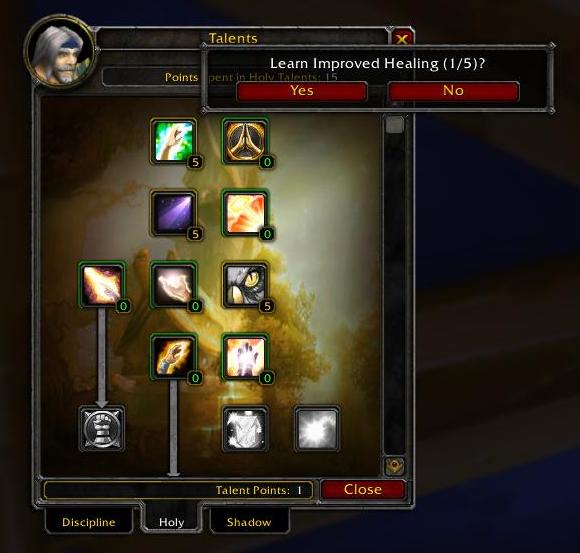 <p>Confirmation for spending a talent point</p>