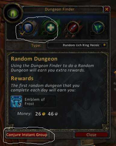 <p>Tanks and healers are in constant demand in the new cross-realm dungeon finder.</p>