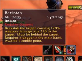 <p>Barman + Kris = Backstab</p>
