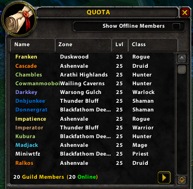 Guild List