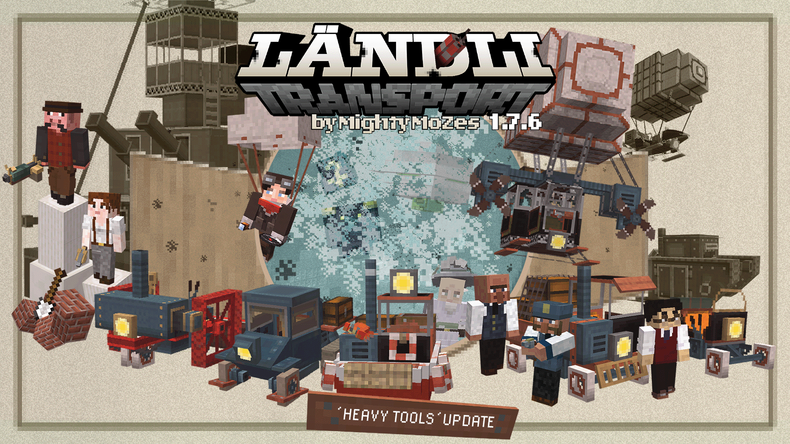 Скачать Laendli Transport для Майнкрафт (Minecraft) [1.20.1] [1.19.2]