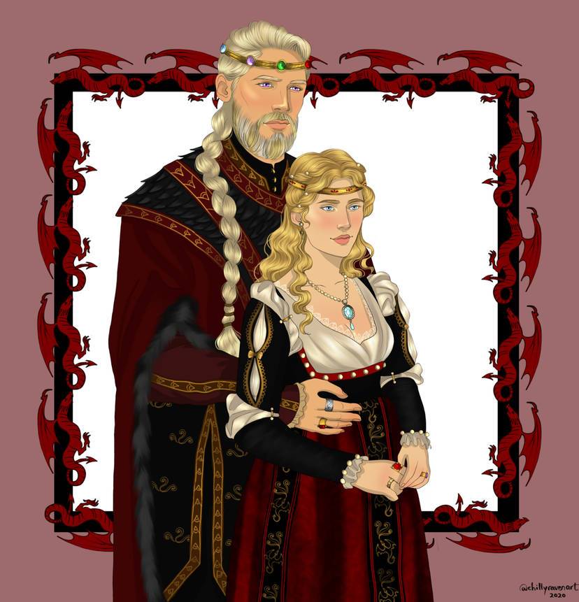 chillyravenart_Jaehaerys I and Alysanne.jpg