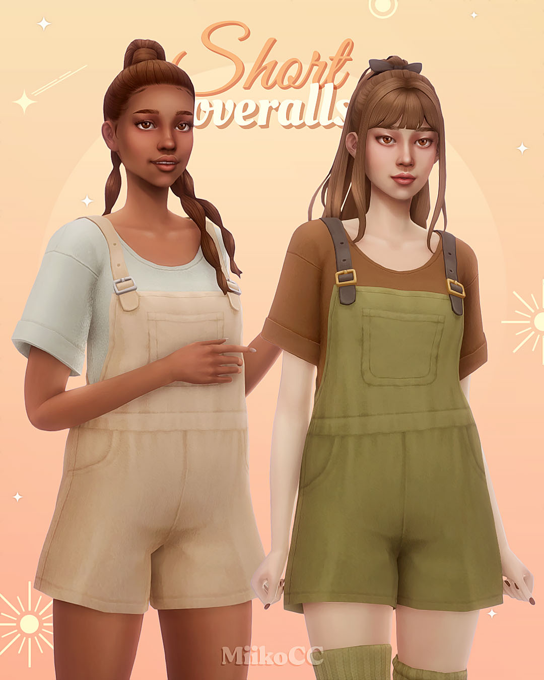 short overalls