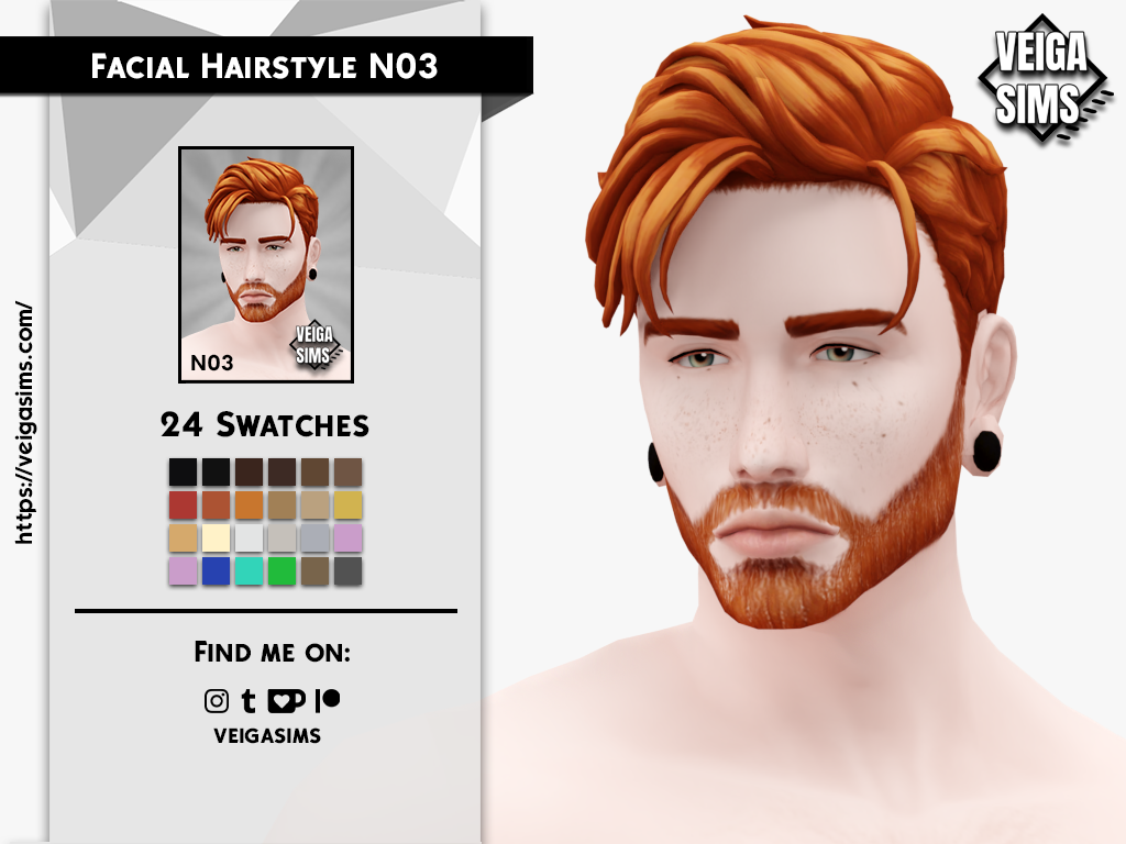 Facial Hair Style N03