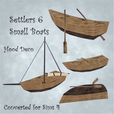 Small deco boats