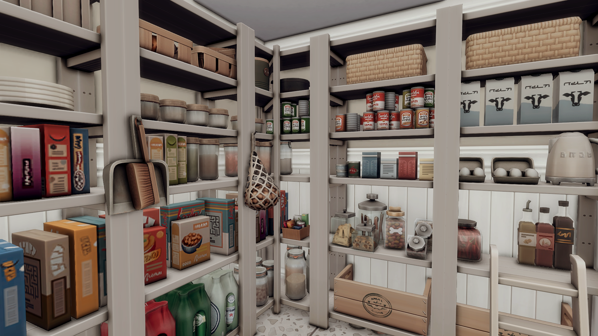 Kitchen with pantry