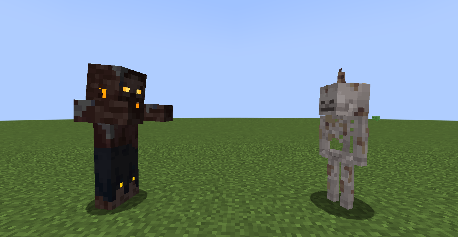 Basalt Brute and Dripstone Skeleton