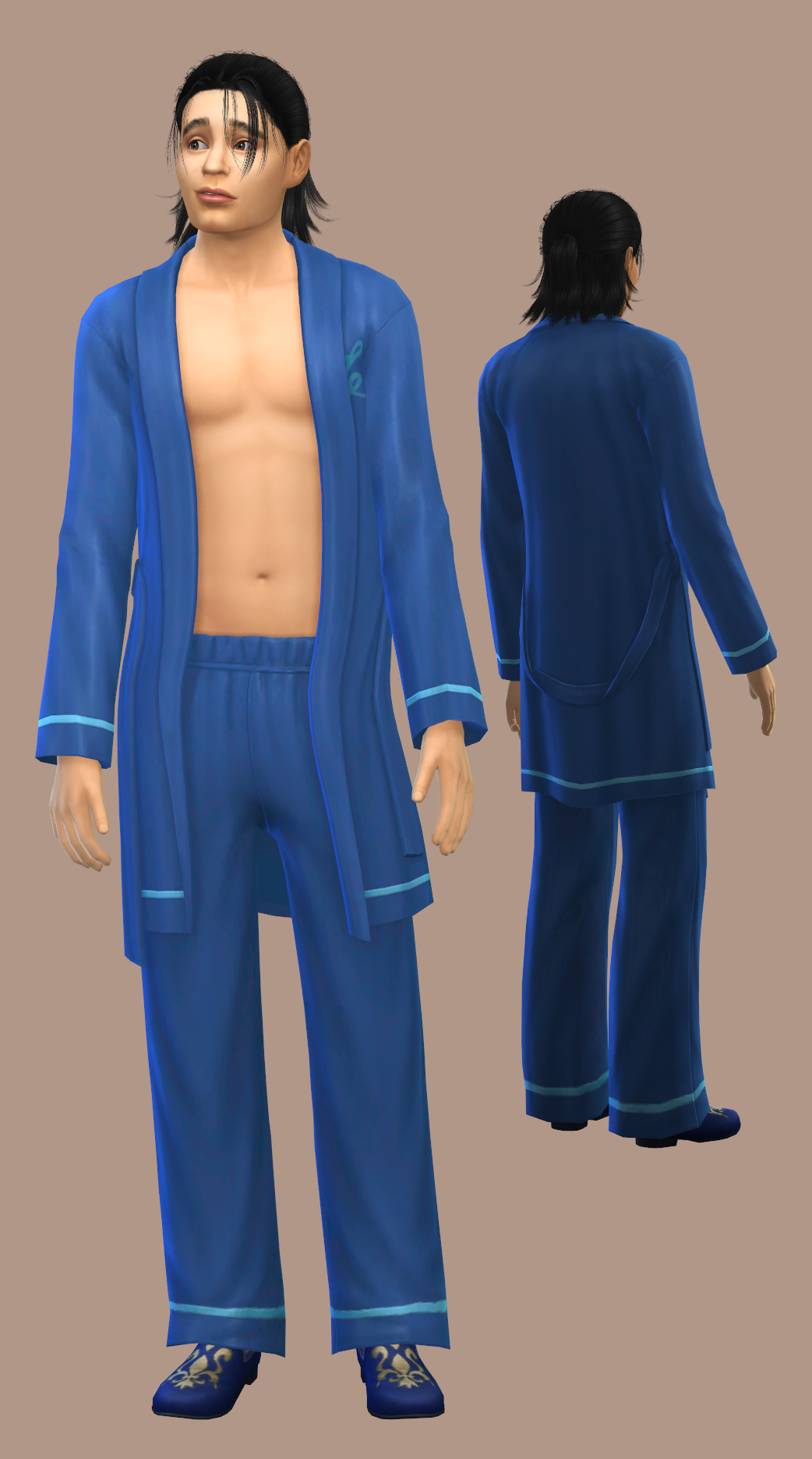 royal blue pajama