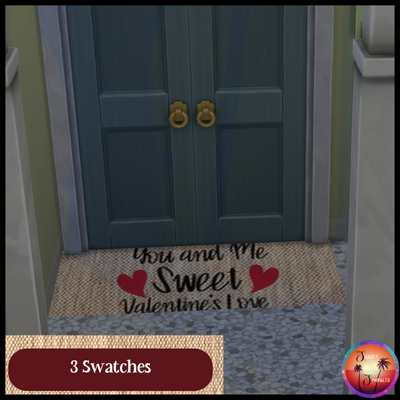 Valentines Day Welcome Rugs