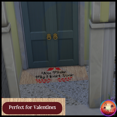 Valentines Day Welcome Rugs