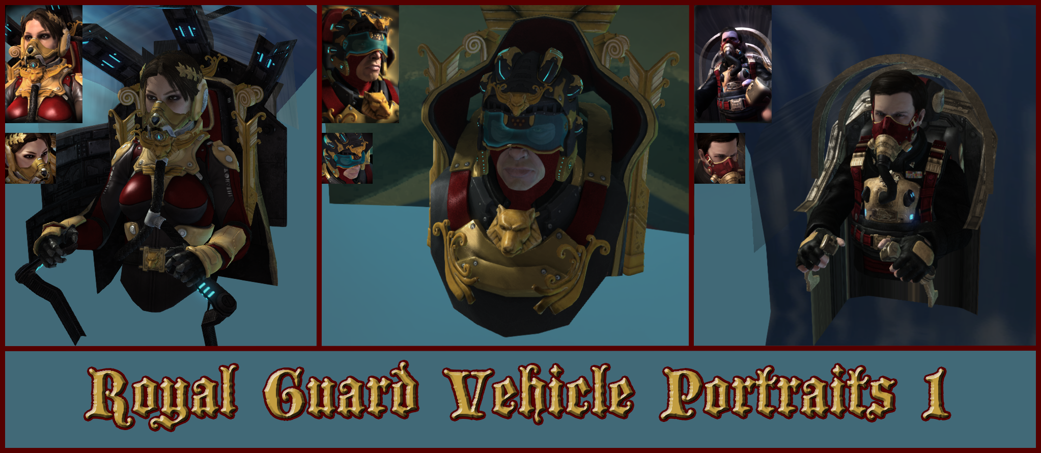 Royal Guard Vehicle Portraits Pack 1