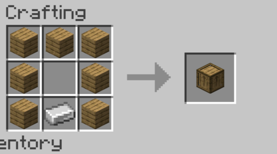 Wood Crate crafting recipe