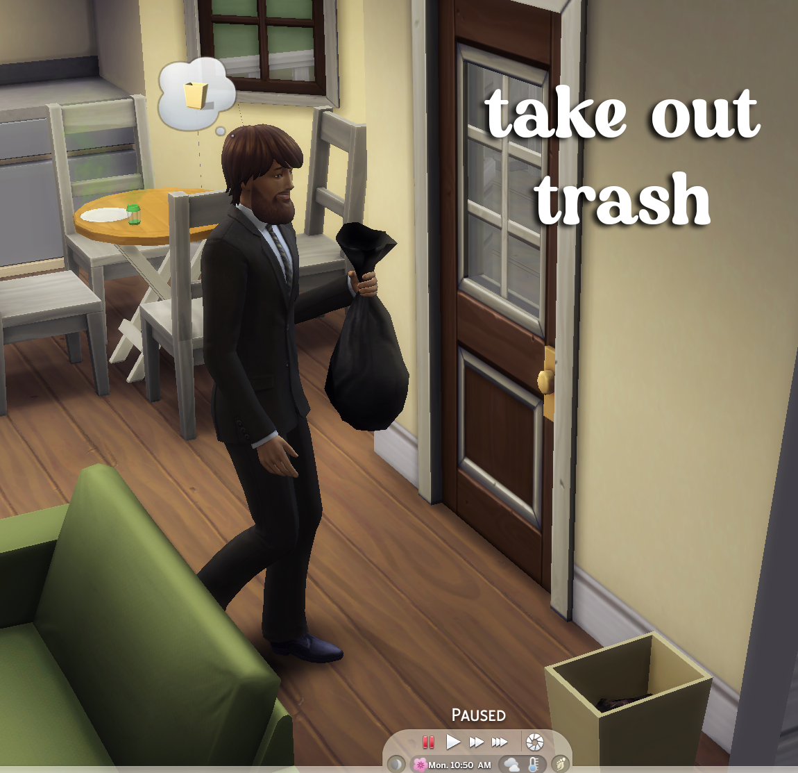 take out trash