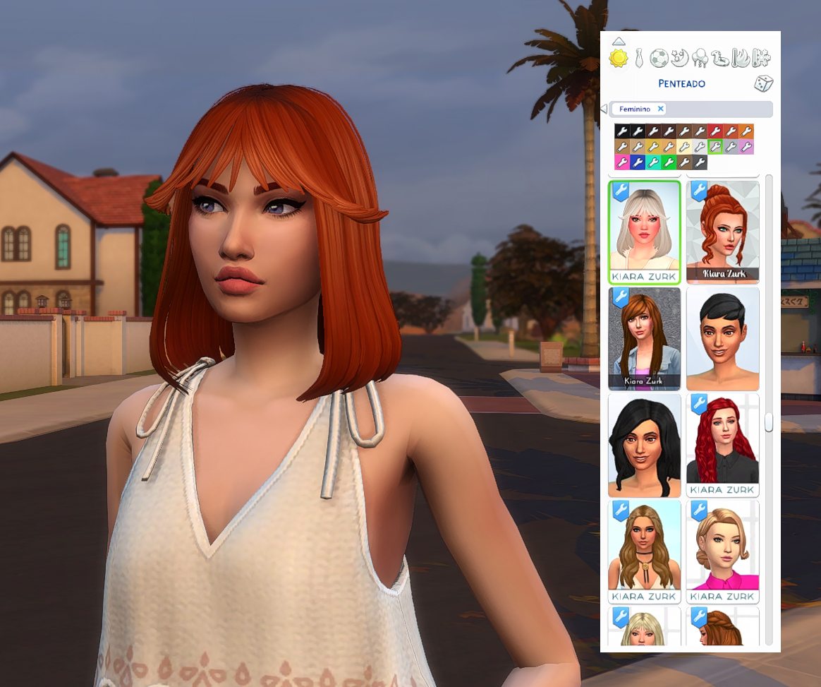 Krystal Hairstyle - Screenshots - The Sims 4 Create a Sim - CurseForge