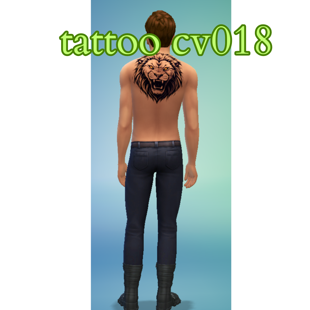 Tattoo cv018 - Screenshots - The Sims 4 Create a Sim - CurseForge