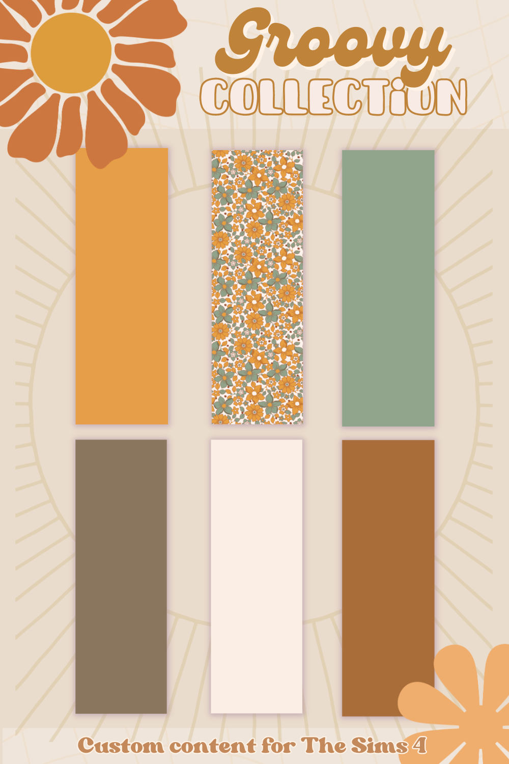 Groovy Boho - Wallpaper #1 - Matching colors