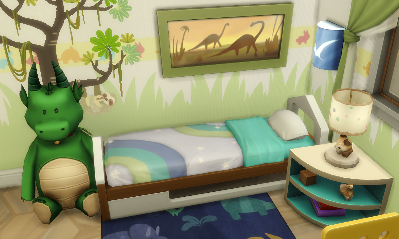 Dinosaur kid bedroom