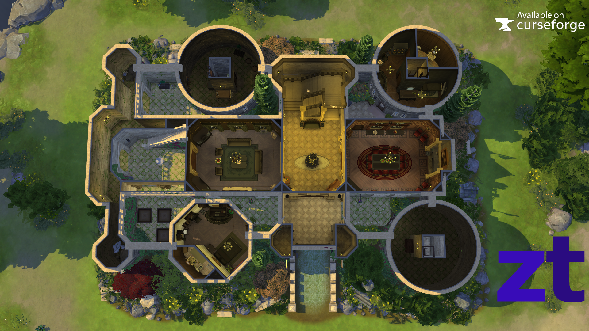 Windenburg Castle - Floorplan Main