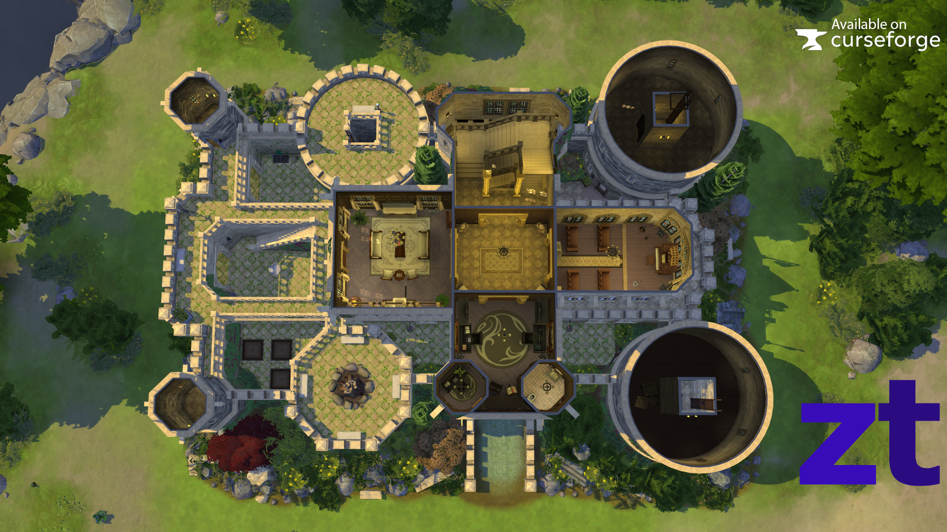 Windenburg Castle - Floorplan 1st