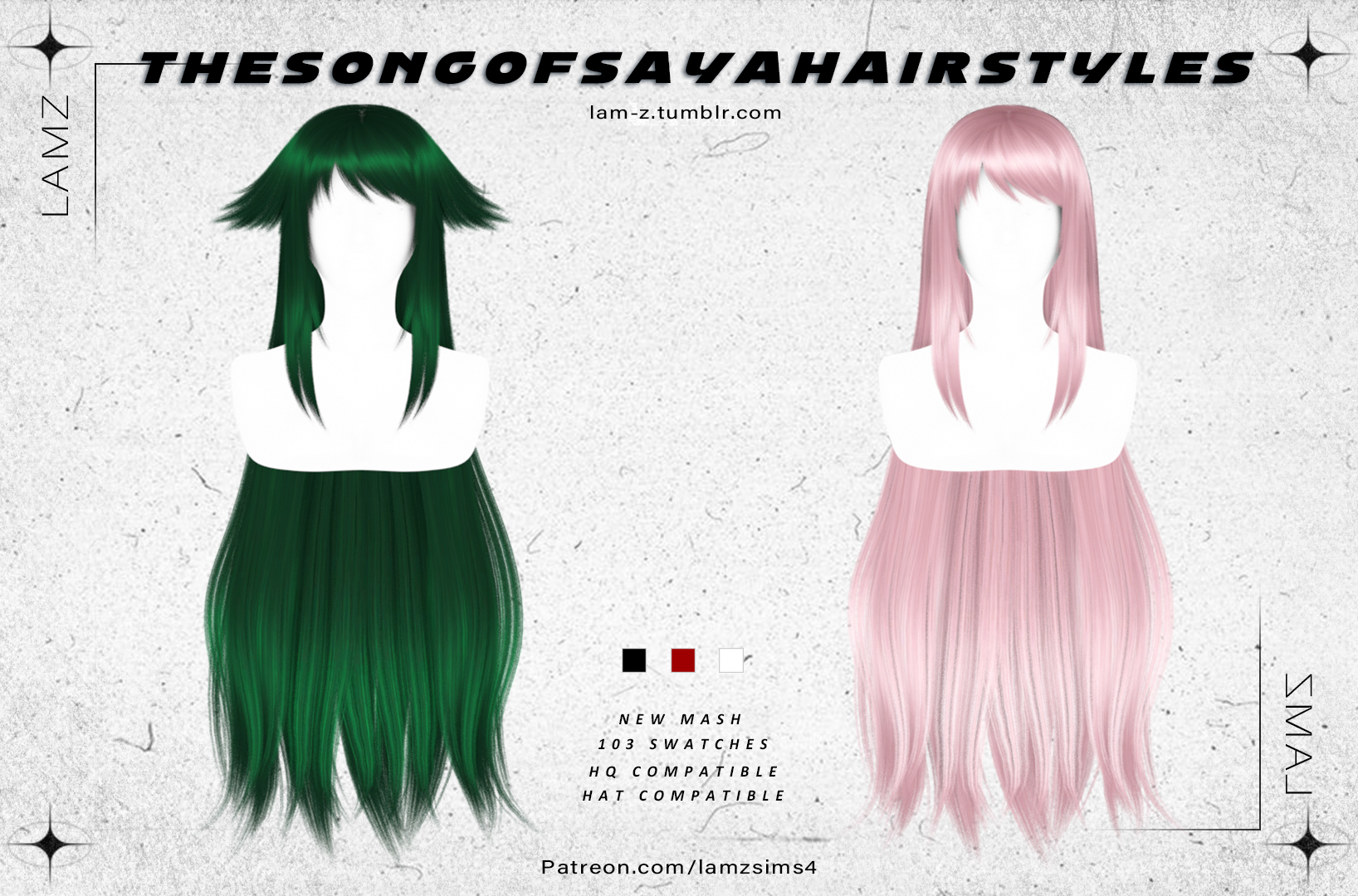 TheSongofSayaHairstyles