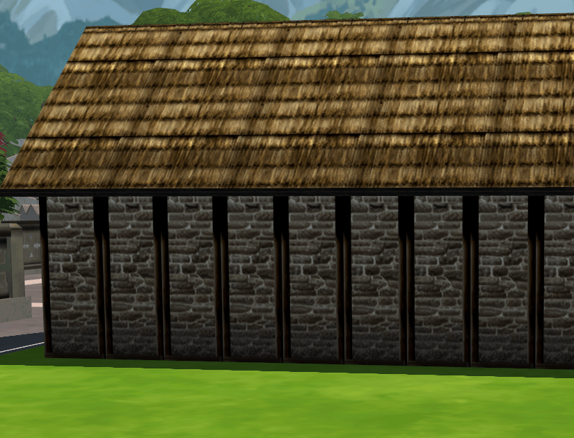 Settlers Stables Build Set - Walls, Floors, Rooves