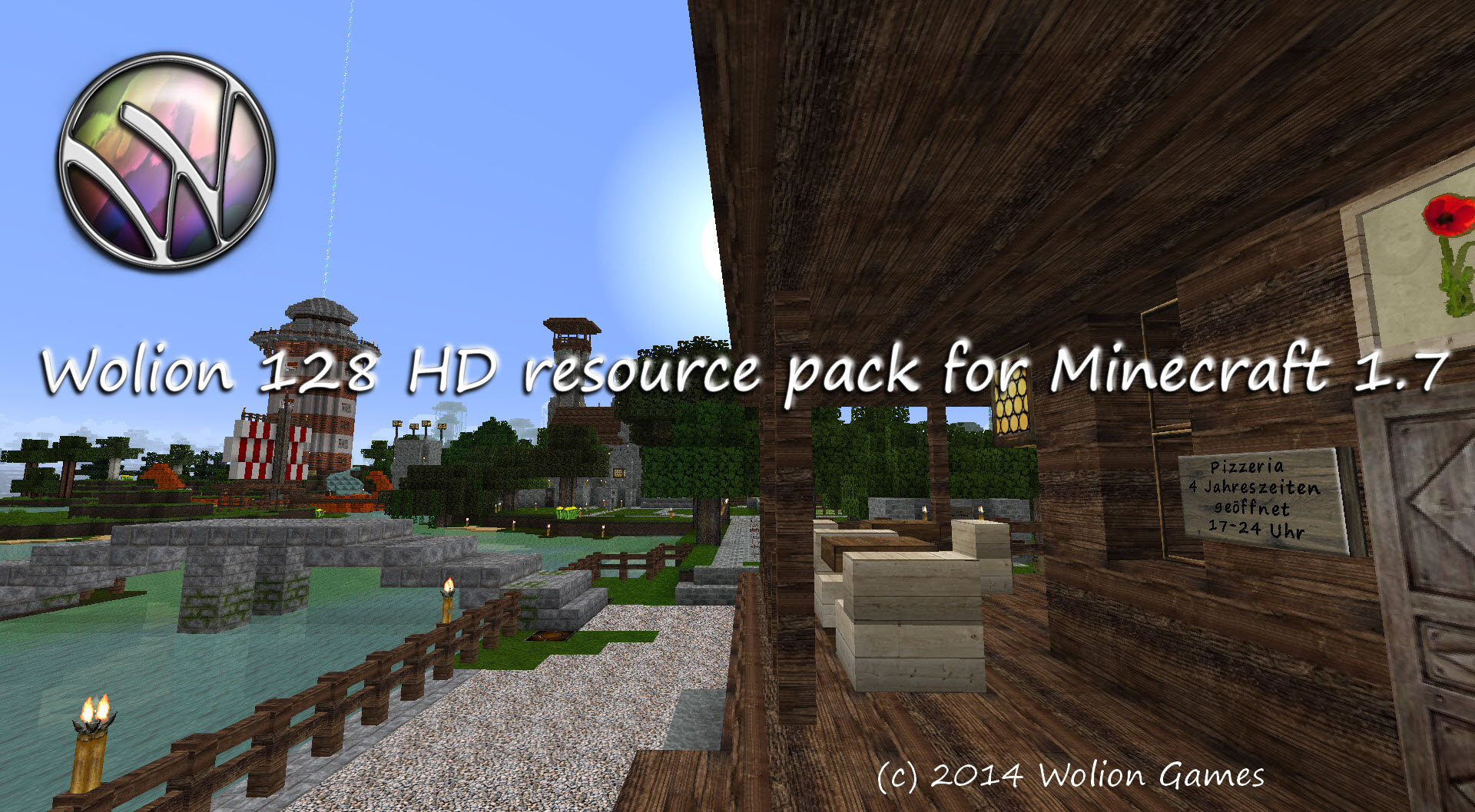 Wolion 128 HD resource pack for Minecraft 1.7.x